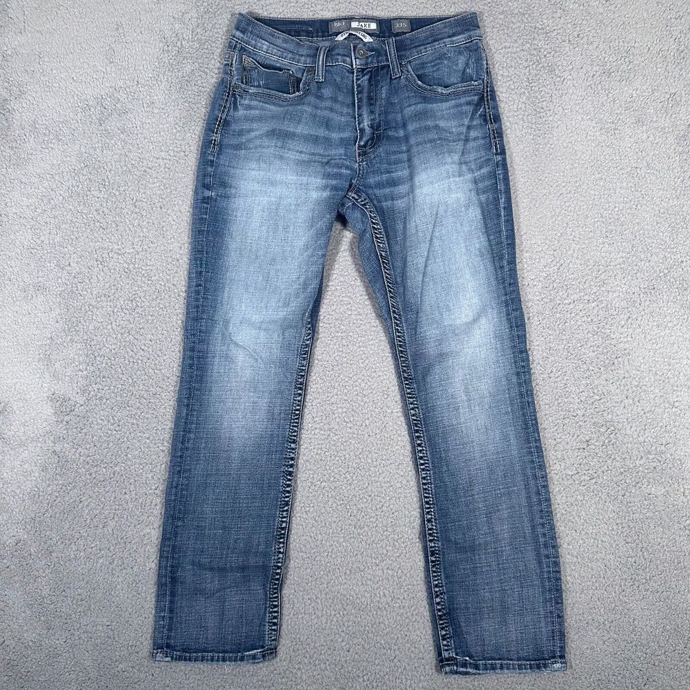 BKE‎ Buckle Jeans Mens 30x28 Jake Straight Leg Denim Stretch Faded Casual *Read